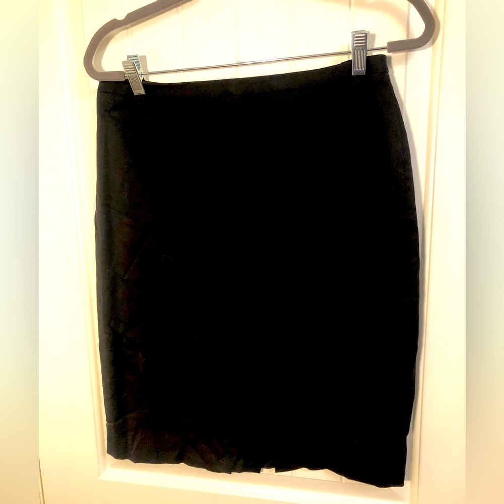 Black Brooks Brothers wool skirt